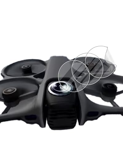 WUNIAK DJI Avata 360�p�����Y�ی�t�B�����AHD�ی�t�B�����A�d�x4H�����Y�ی�t�B�����A�ȒP�\��t���A���h�~�A���掿�A(3�p�b�N)