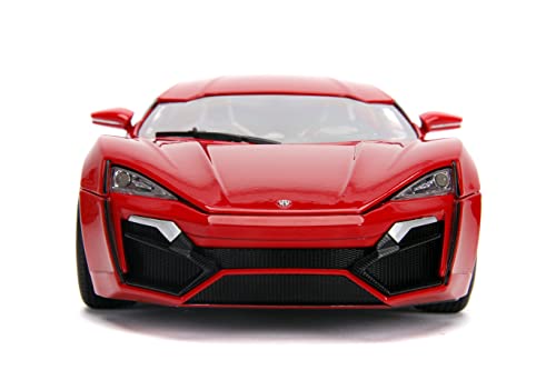 Fast & Furious 1:18 Lykan Hypersport Die-Cast Car & 3" Dom Figure, Toys For Kids And Adults #TOP2