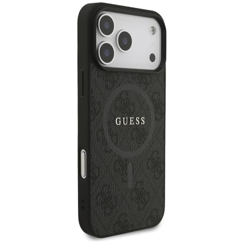 Coque iPhone 17 Pro Max Guess 4G Ring Noir compatible MagSafe de CG Mobile