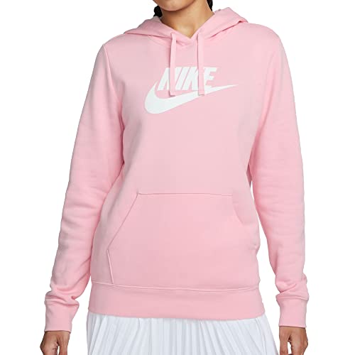 Nike Club Kapuzenpullover Med Soft Pink/White M