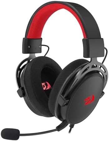 Headset Gamer Redragon Cragblade Preto Drivers 53mm Microfone Rem...