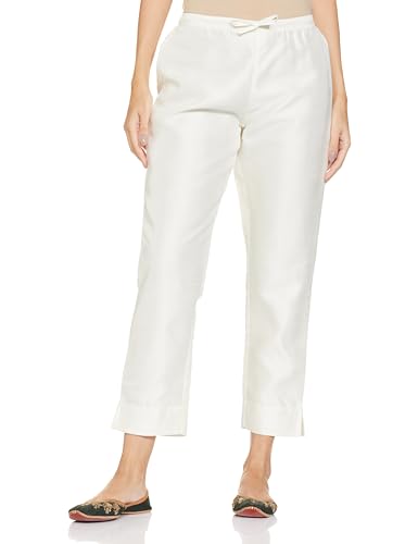Image of Amazon Brand - Myx Women's Slim Fit Mid Rise Pants (Available in Plus Sizes)