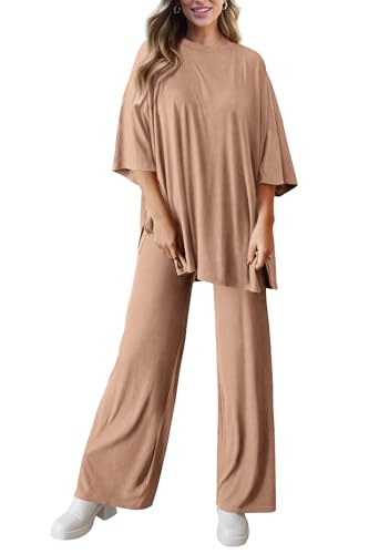 PRETTYGARDEN Two Piece Sets For Women Summer Fashion Lounge Matching Set 2025 Travel Vacation Airport Outfits Clothing