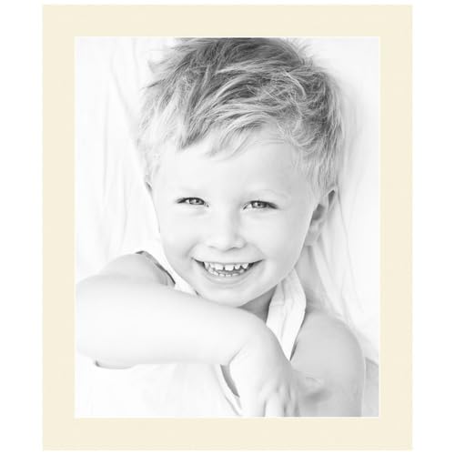 16x20 Cream Linen/Ivory Custom Mat for Picture Frame with 12x16 Opening Size (Mat Only, Frame NOT Included) - 1 Pack