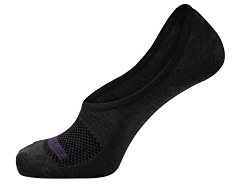 ZeroSock Bamboo Viscose Super Low Invisible Socks With Mesh Ventilation with Anti-Slip Gel Heel Grip (4 Pairs Per Box)