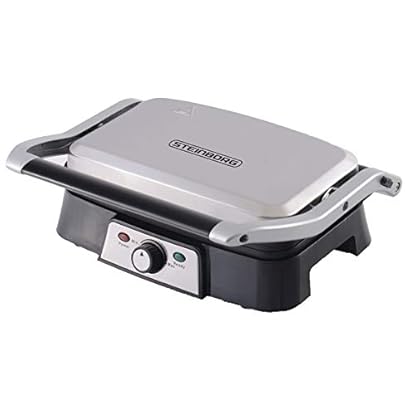 Kontaktgrill | elektrischer Tischgrill | 180° Öffnung | Panini-Grill | Sandwichtoaster | Grill | Anti-Haftbeschichtung… – Bild 5
