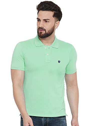 Image of Men's Casual Cotton Polo Tshirt (N1002-AIRFORCE mp)