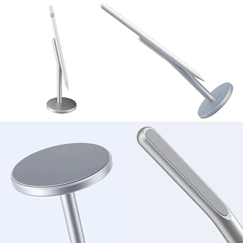 SUNCHHAYA Minimalist Magnetic Stylus Pen Holder Stand, Aluminium Construction, Strong N52 Magnet, Stable Support Capacitive Stylus Storage (IPAD STYLUS STAND)