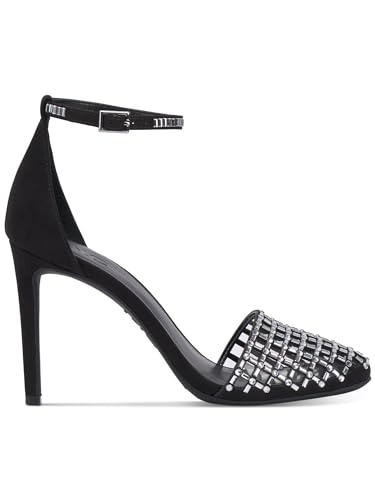 INC Womens Jaspen Rhinestone Embellished Heels Black 8 Medium (B,M)2