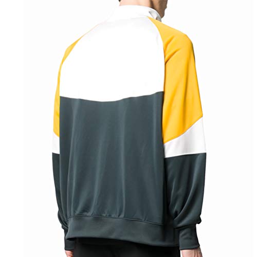 Nike Men's NSW Heritage Windrunner Jacket Poly Knit Seaweed/Sail/University Gold BV2625-364 (M)