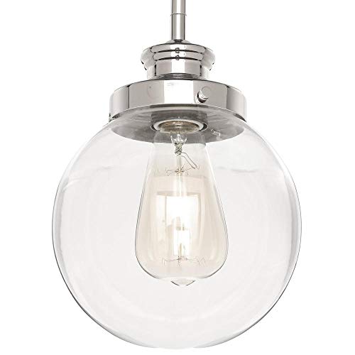 Progress Lighting Penn Collection 1-Light Polished Nickel Mini-Pendant #TOP4