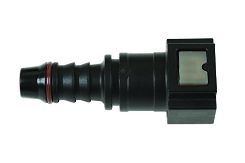 Conector rápido recto de 7,89 mm x 8 mm para mangueras en talleres (pack de 3 unidades)