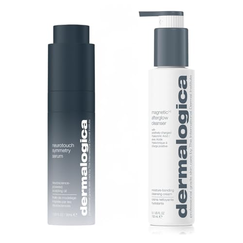 Image of Dermalogica Magnetic Afterglow Cleanser (150ml) and NeuroTouch Symmetry Serum (30ml) Bundle