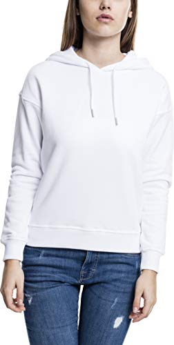 Urban Classics Ladies Hoody Sweatshirt Capuche, Femme, Blanc, M
