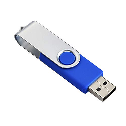 Image of Aiibe 10 Pack 4GB Flash Drive USB Flash Drive Thumb Drives USB 2.0 Memory Stick Wholesale /Lot /Bulk (4GB, 10 Pack, Blue)