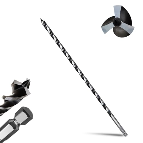 3/8"&times;16" Professional Auger Drill Bit for Wood with Quick C