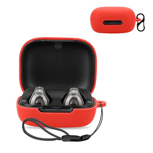 For Anker Soundcore C30i �p �P�[�X �J�o�[ �yNOUKAJU�z ���C�����X �C���[�z�� �V���R�� �ی�P�[�X �i�J���r�i�t��+�X�g���b�v�t�� �j �����h�~ �L�Y�h�~ �ϏՌ� �����[�d�\ �h�� �h�o (���b�h)