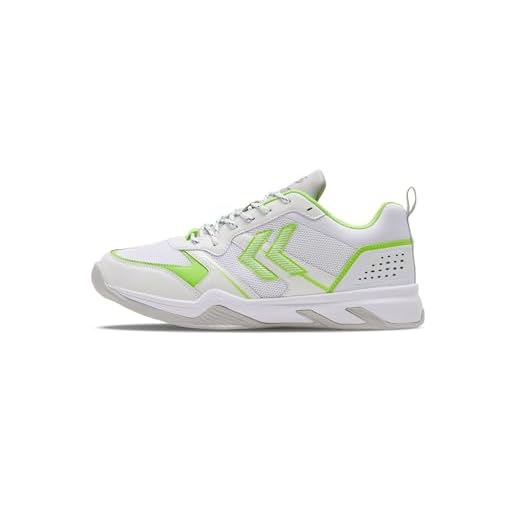 hummel Teiwaz: Zapatillas de Balonmano Unisex que Marcan la Diferencia 1 hummel Teiwaz 2.0, Zapatillas de Balonmano Unisex Adulto, Blanco, 44 EU