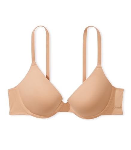 Victoria's Secret Pink Wear Everywhere Push Up Bra, Padded, Smoothing, Bras for Women, Purple (32A)3