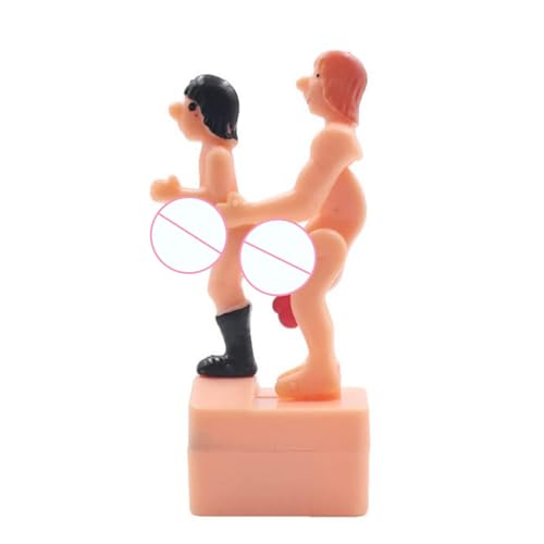 面白い時計仕掛けおもちゃ ペニスおもちゃ 2色髪色 男性 独身パーティー 電池不要 いたずら ジョーク 大人のため ハロウィン パーティー 恋人 親友 ギフト (B)