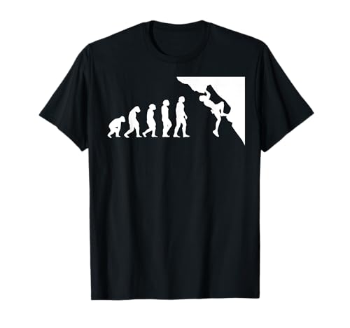 Bouldering Evolution - Divertido regalo de escalada en roca Camiseta