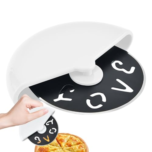 Stainless Steel Pizza Cutter - Roller Wheel Slicer, Handheld Pizza Tool | Dishwasher Safe Pizza Slicer With Protective Cover, Effortless Efficient Slicing Tools For Pies, Cheese, Cakes, Baking Tasks