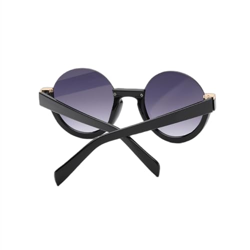 Lunettes de soleil rondes de qualité supérieure style retro chic - 3