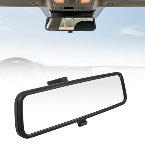 Innenrückspiegel Ersatz für VW T5/T6/T6.1/T7 2003-2024/Caddy 2003-2024, Auto Rückspiegel Innenspiegel Glas Spiegel, Schwarz 3B0857511G