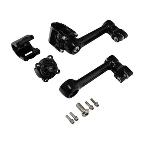 Cale pied moto réglable multi-diamètre anti-vibration pour la route