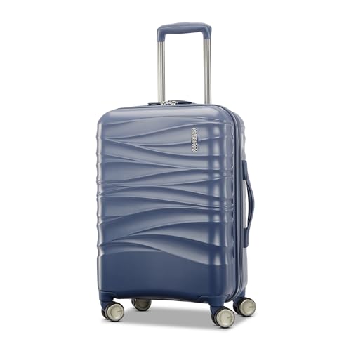 Image of American Tourister Cascade Hardside Luggage with Spinner Wheels, 2PC SET 20 /24, State Blue