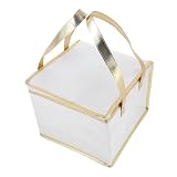 VILLFUL 2 bolsas aisladas para tartas, bolsa portátil para almacenamiento de alimentos reutilizable