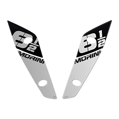 Autocollants 3D moto Morini Seiemmezzo SCR résine carbone noir haut de gamme
