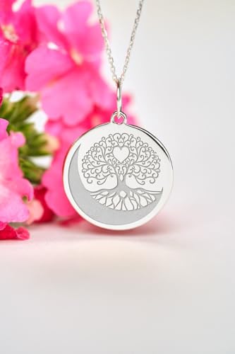Collar de luna y árbol de la vida LKBEADS ideal para tus looks diarios modernos 2