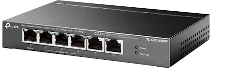 TP Link TL SG1006PP commutateur réseau Non géré Gigabit Ethernet 101001000 Connexion Ethernet supportant 'alimentation via ce port PoE Neuf - vue 6