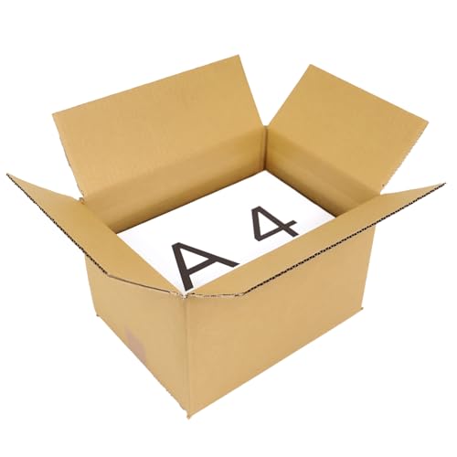 アースダンボール 段ボール 80サイズ A4 60枚セット 深さ調整140～200 段ボール 80 梱包 ID0387のサムネイル