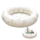Aufblasbares Schwimmbecken Kinder, 90cm Planschbecken Klein, Kinderpool Babypool, Runde Schwimmbad Faltbar, Aufblasbare Badewanne Dusche, Inflatable Swimming Pool für Balkon