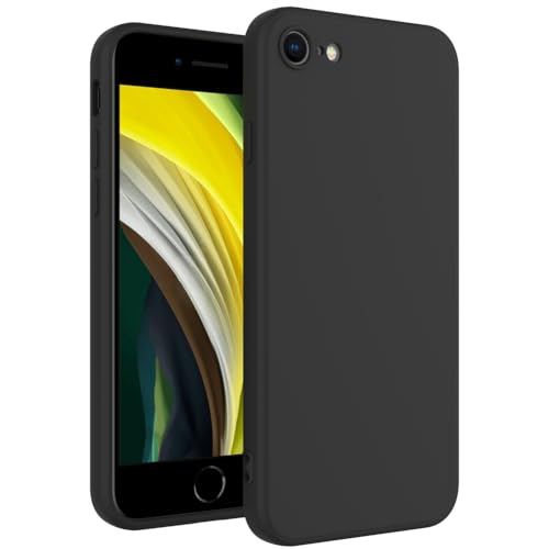 Image of for iPhone SE /8 /7 Case Black, Scratch Resistant with Soft Touch, Slim Thin Phone Cover for iPhone SE 3rd Gen (2022), iPhone SE 2nd Gen (2020), iPhone 8 /7 4.7 inch