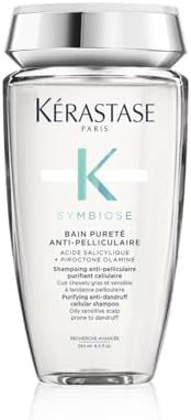 Kérastase Symbiose Anti-Dandruff Shampoo for Oily Scalp | Purifying Shampoo for Flakes and Scalp Comfort | 250ml