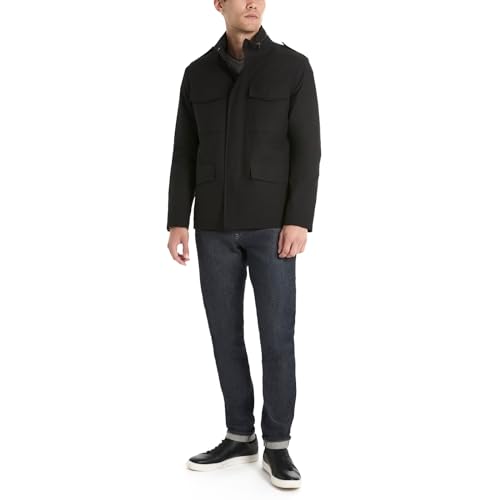 Preisvergleich Produktbild Ben Sherman Herren Casual Military Jacke Beekman, Schwarz, S