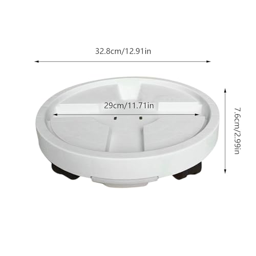Porte-Pot De Fleurs À Roulettes Plateau De Base À Roulettes Pour Pot De – vue 6