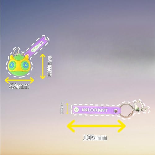 Game valorant Gekko keychain Bag Charms Holiday Gifts for fans