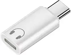 Adaptador Lightning para USB-C Para Fone de Ouvido Compatível com iPhone 15 16 e Android