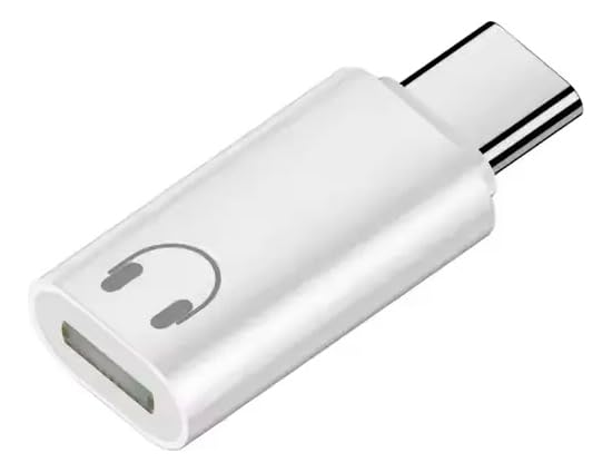 Adaptador Lightning para USB-C Para Fone de Ouvido Compatível com iPhone 15 16 e Android