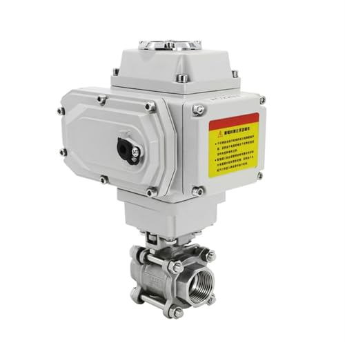 Vanne à boisseau sphérique motorisée DN25, vanne électrique en acier inoxydable premium 220VAC