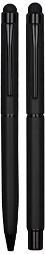 Image of amazon basics Multi-Tool Pen Set, Elegant Stylus, Roller, and Ballpoint Combo, 2 Pieces