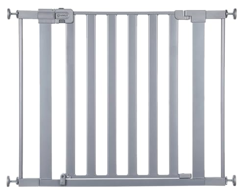 Image of Safety 1st Walk Through Baby Gate with Door, Adjustable Pressure Mount Lift, Dog Gates, Fits 29 inch-38 inch Wide, 1-Pack, Silver