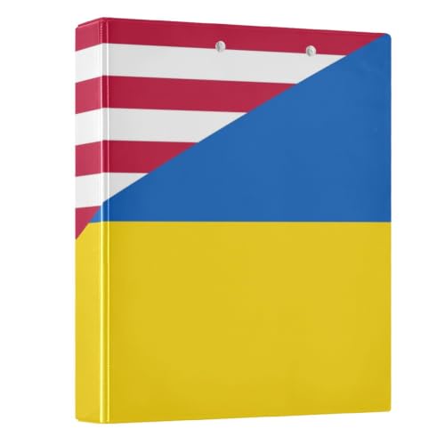 Classeurs à anneaux en D 3,8 cm Peystean à couverture rigide et clip de maintien supérieur
