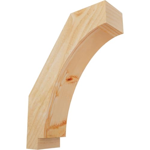 Ekena Millwork BRC04X12X16IMP00RDF 4"W x 12"D x 16"H Imperial Rough Sawn Knee Brace, Douglas Fir