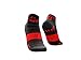 Compressport Homme et Femme Coupe-bas V3.0 Ultra-léger Courses Chaussettes Paquet de 1 Noir/Rouge 35-38