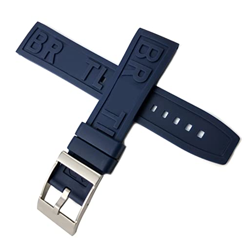 Bracelet montre rouge 22mm silicone étanche pour le sport et quotidien